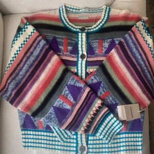 The Soaring High Cardigan in Flying Flags
